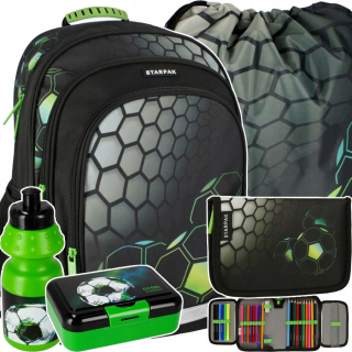 Viackomorový školský batoh Starpak Multicolor 23 l + 2 ďalšie produkty